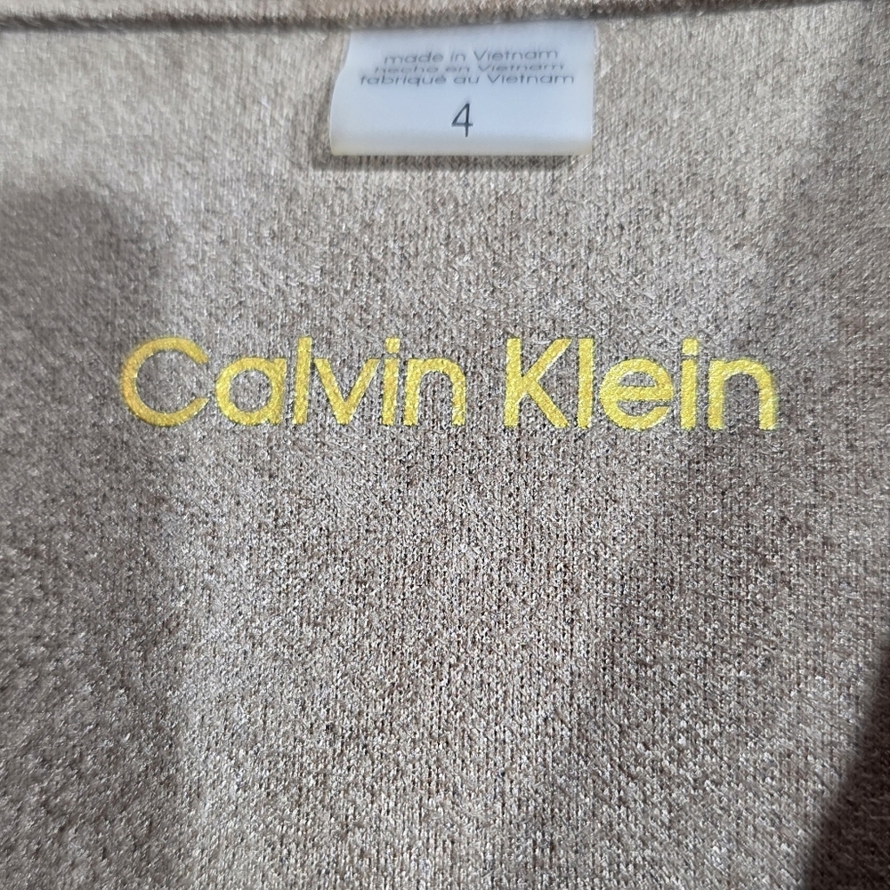 Calvin Klein Beige Textured Fabric - Picture 4 of 4